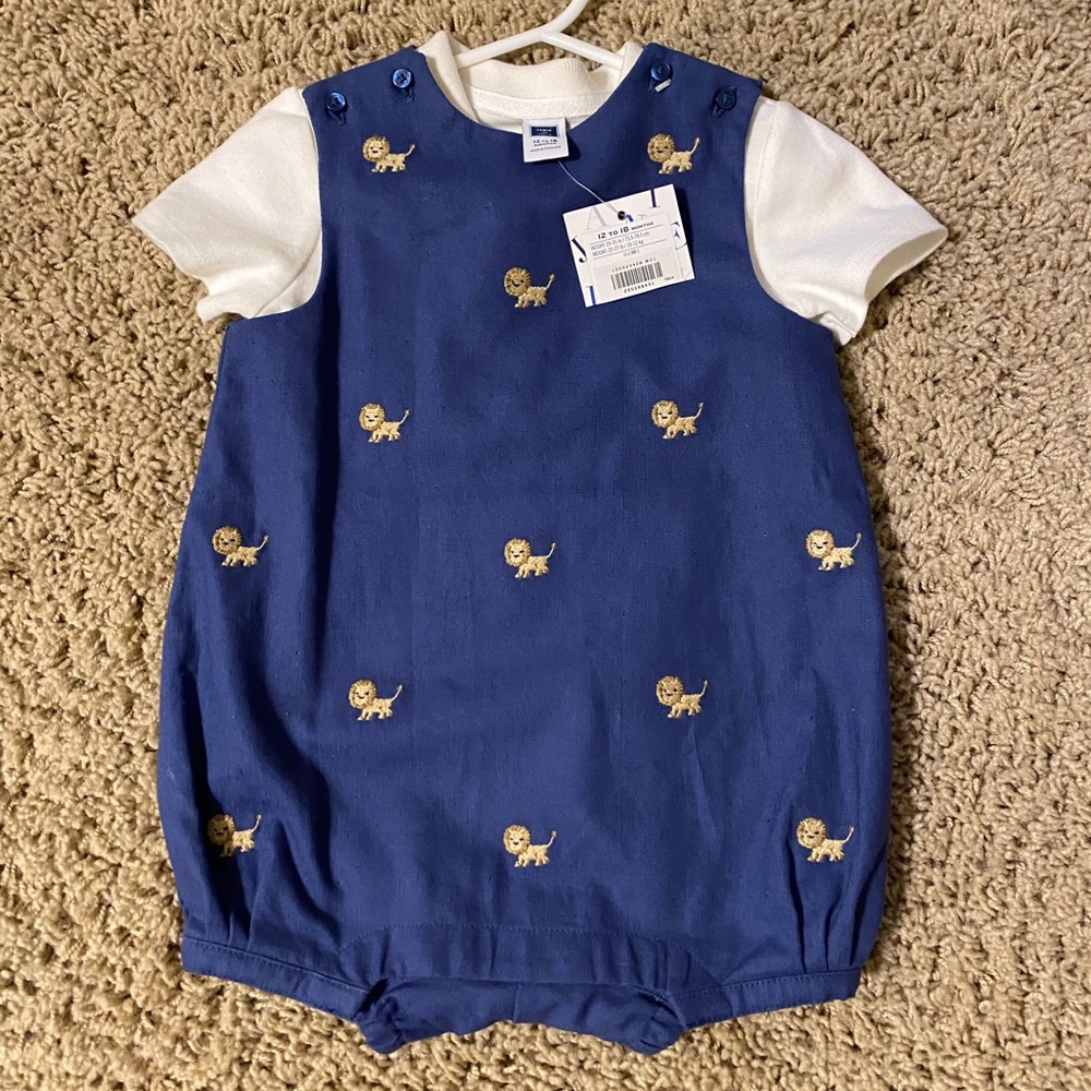NWT Janie and Jack Infant Romper - 12/18 months